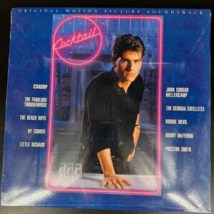 Cocktail Original Soundtrack LP - 1988 Elektra Vinyl - SEALED New Beach Boys
